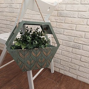 Трафарет - Липа без шва - Фотография интерьере 10