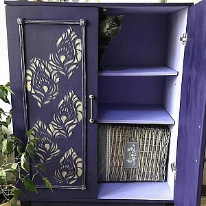 Трафарет - Симург - Фотография интерьере 4