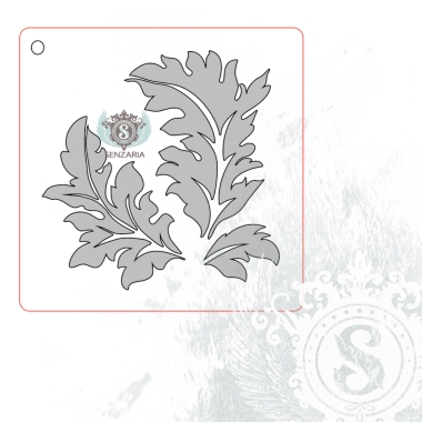 Трафарет - Валенсия листочки