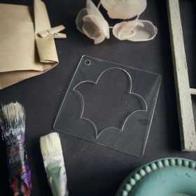 Трафарет - Лилия фрагмент