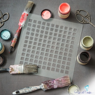 Трафарет - Квадратики