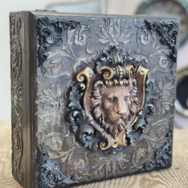 Мастер-класс - Шкатулка со львом Мастер-класс - Шкатулка со львом