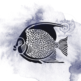 Трафарет - Рыба ангел