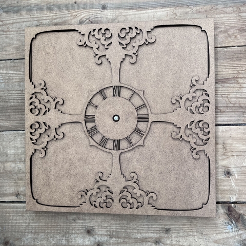 Мастер-класс - Зеркальные часы "Матильда" Мастер-класс - Зеркальные часы "Матильда"